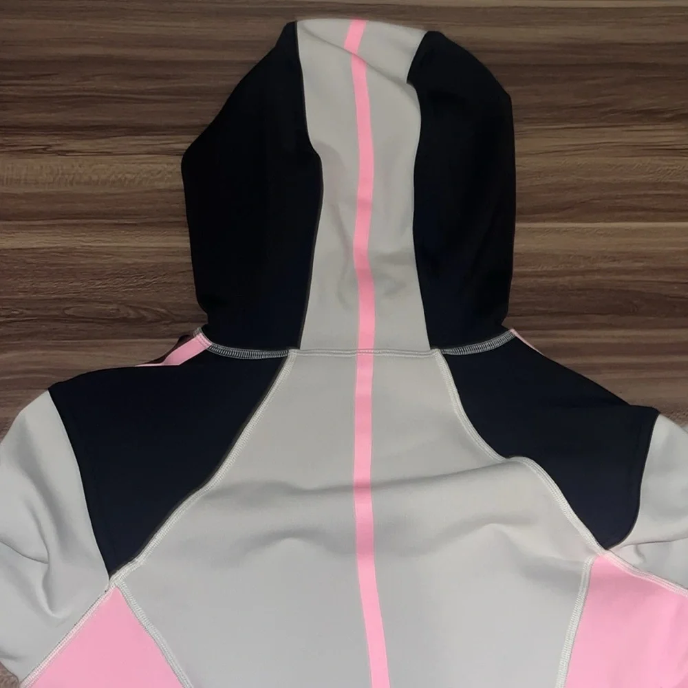 Lululemon Studio Surf Dune Black Bleached Coral Hooded Jacket - Picture 13 of 16